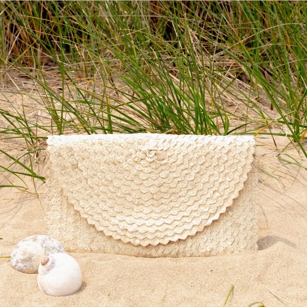 Elegant Cream Clutch Bag